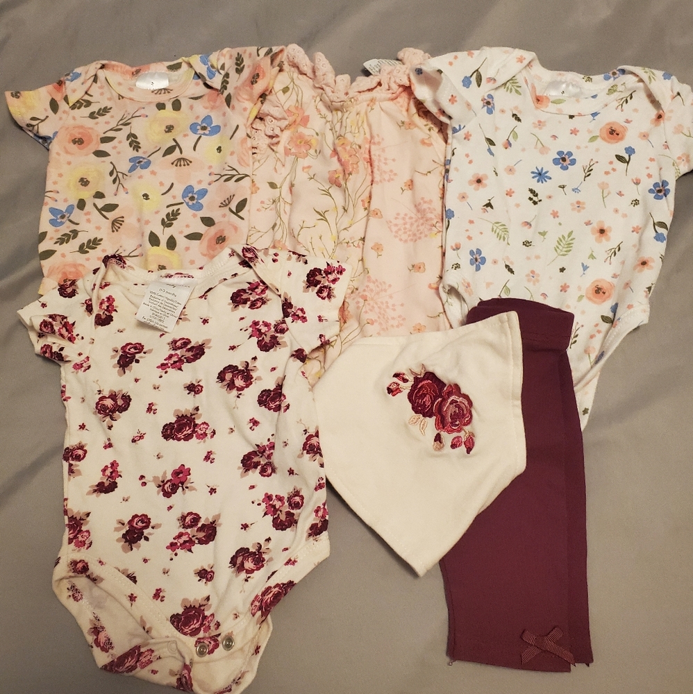 0-3 months girls bundle